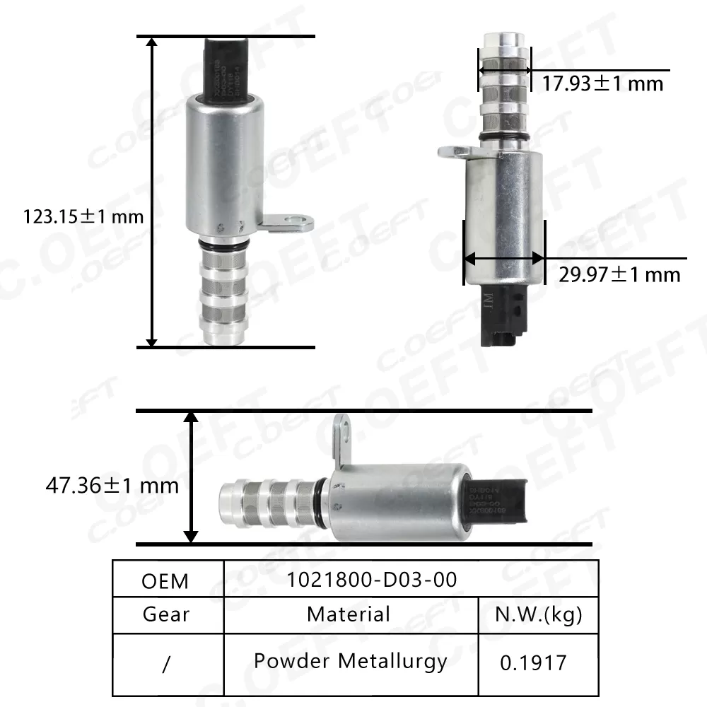 For Dongfeng Xiaokang New High Quality Oil Control Variable Valve Engine Timing Oil Control Valve 1021800-D03-00