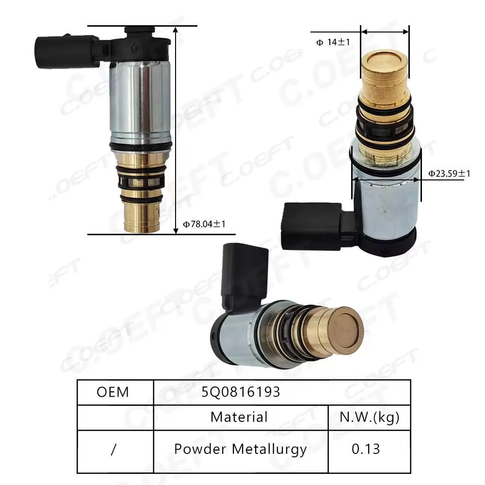 For vw Engine Oil Control VVT Valve Solenoid Valve Oil Control Variable Valve 5Q0816193
