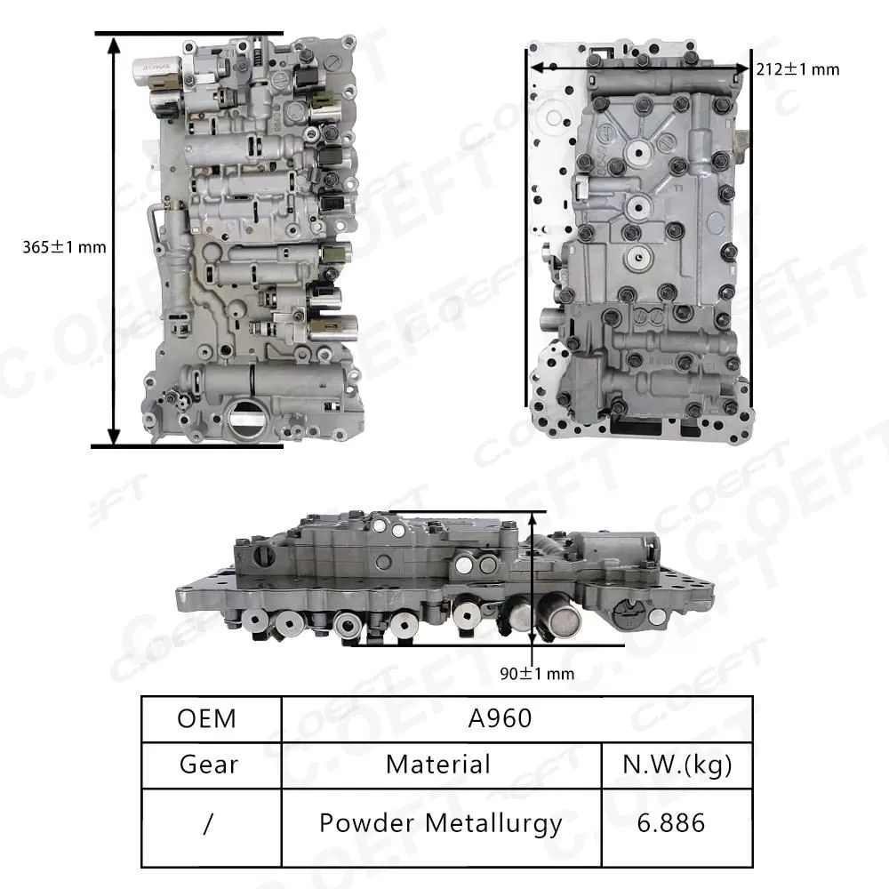 For Toyota Crown 2.5 Transmission Valve Body Assembly A960