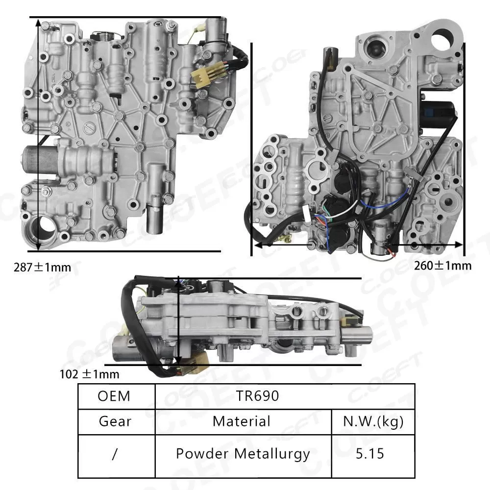 For Subaru Transmission valve body assembly TR690