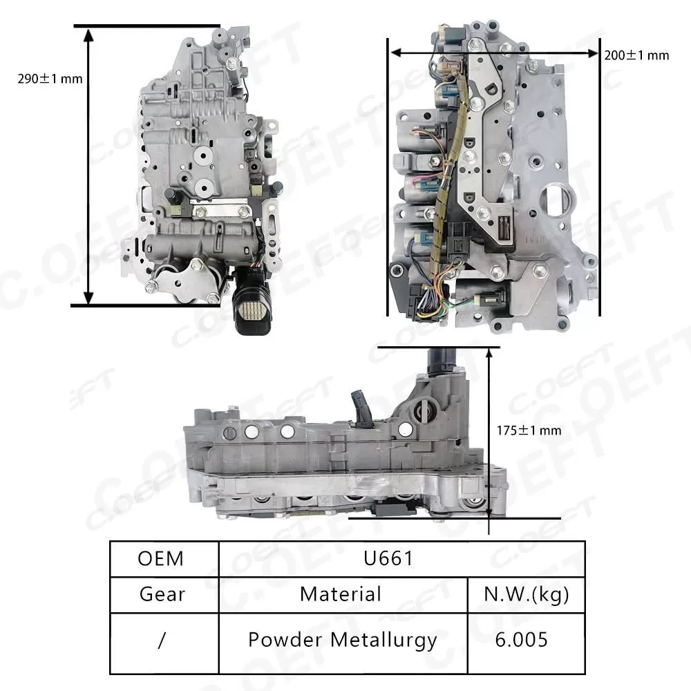 For Toyota for Highlander Transmission valve body assembly  U661