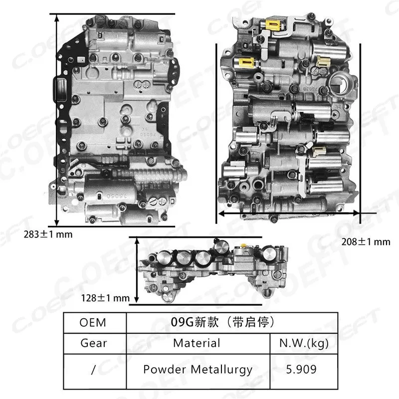 For Volkswagen Transmission Valve Body Assembly 09G