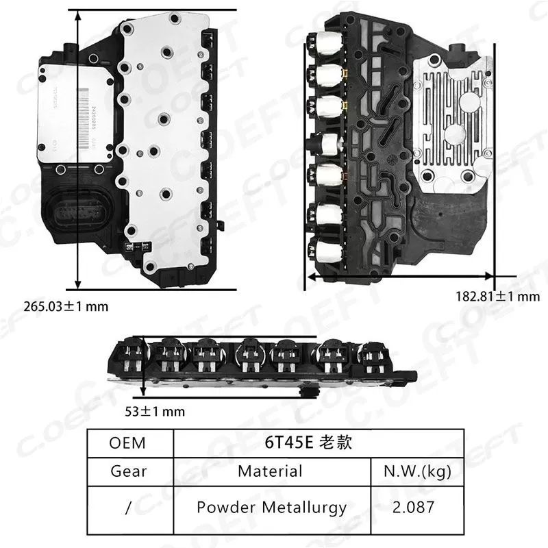 For Buick Regal GL8 Land Cruiser Gear Boxes-Refabricated Transmission Control Unit TCU TCM Unit6T45E