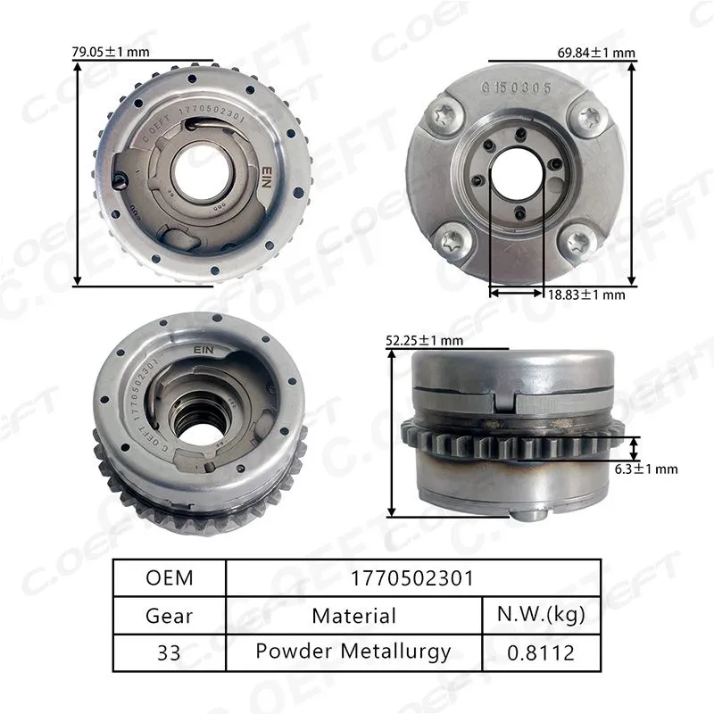 For Mercedes-Benz M177 VVT Timing Gear(Intake) 1770502301
