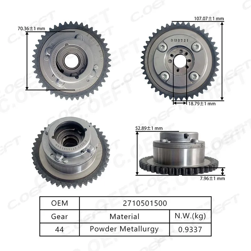 For New Mercedes M271 Engine VVT Timing Gear(Exhaust) 2710501500