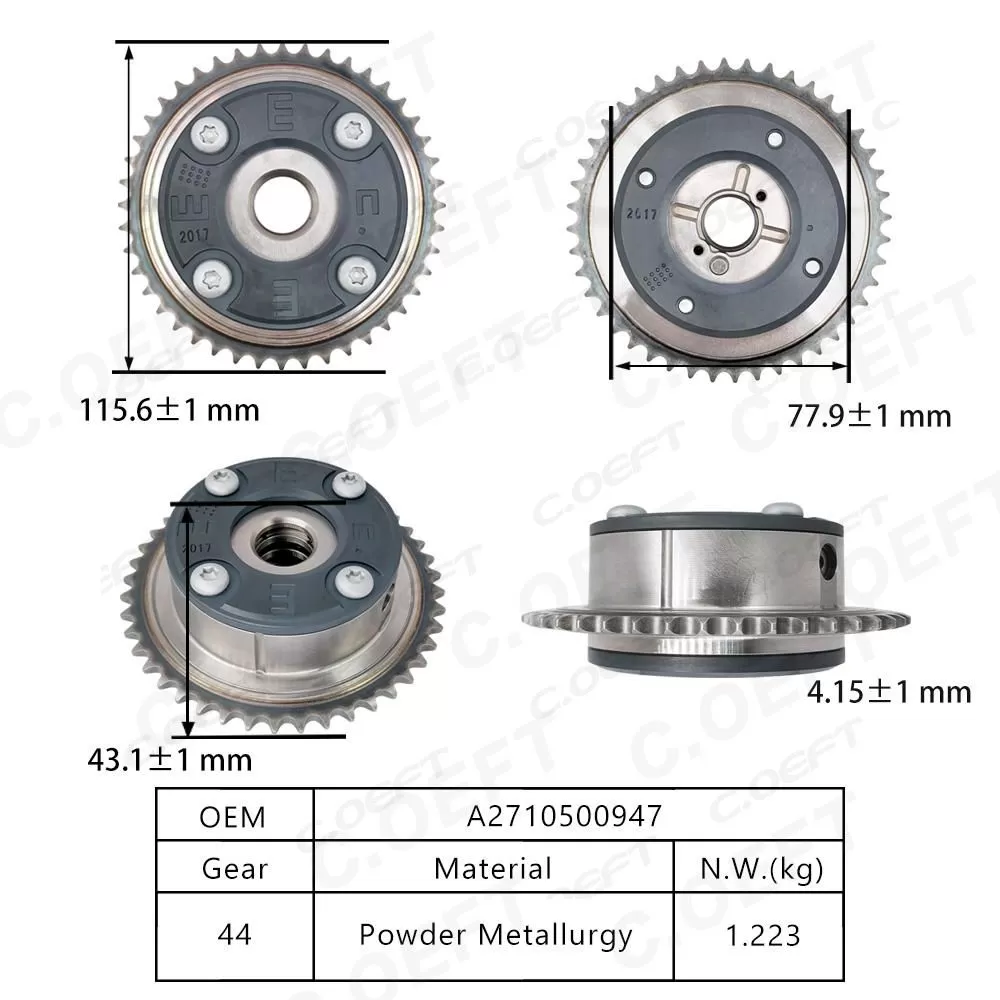 For Mercedes M271.950 1.8  Adjustable Timing Gear 2710500947