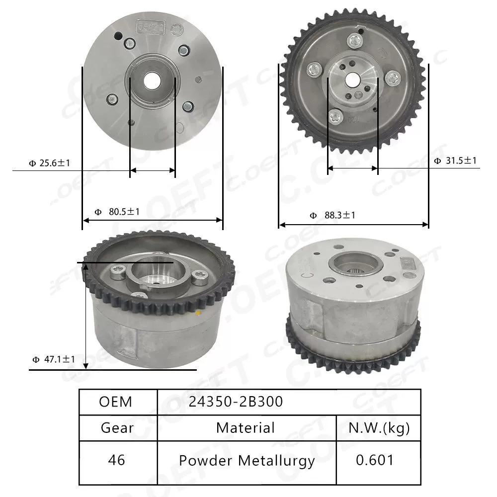 For Hyundai Kia  G4FC G4FG VVT Timing Gear 243502b300