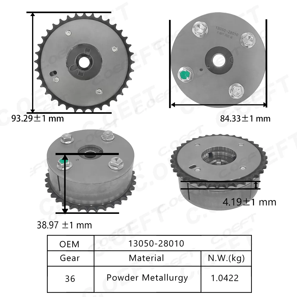 For Toyota 1AZ 2AZ 2.0 2.4 Camshaft Sprocket 13050-28010