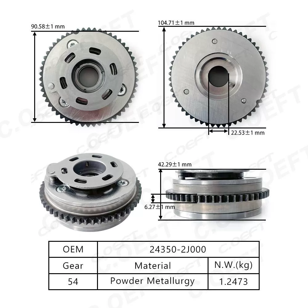 For Hyundai IX35 (after 2020) G4NJ G4NK  VVT Timing Gear  24350-2J000