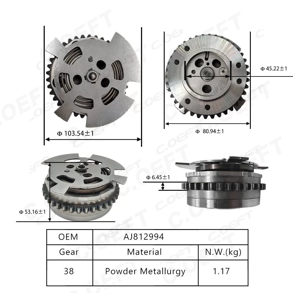 For Land Rover 3.0 5.0  VVT Timing Gear AJ812994