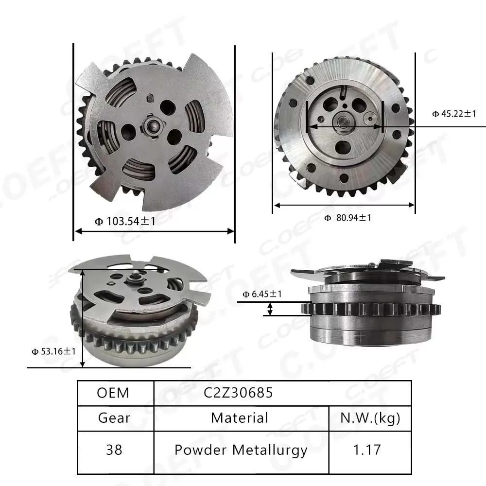 para Jaguar XF Unidad de ajuste del árbol de levas C2Z30685