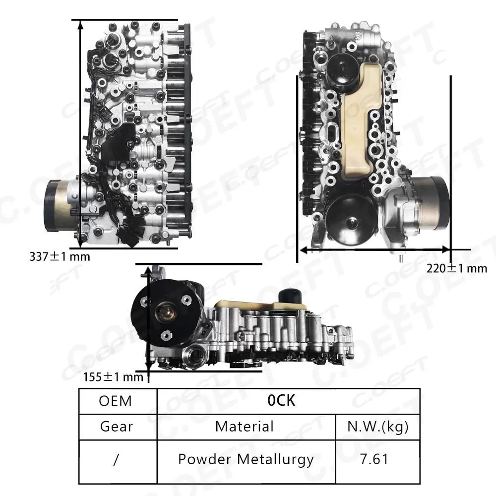 For Volkswagen Transmission valve body assembly 0CK