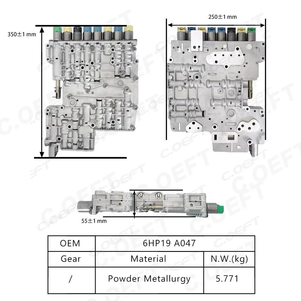 For BMW Transmission Valve Body Assembly 6HP19 A047