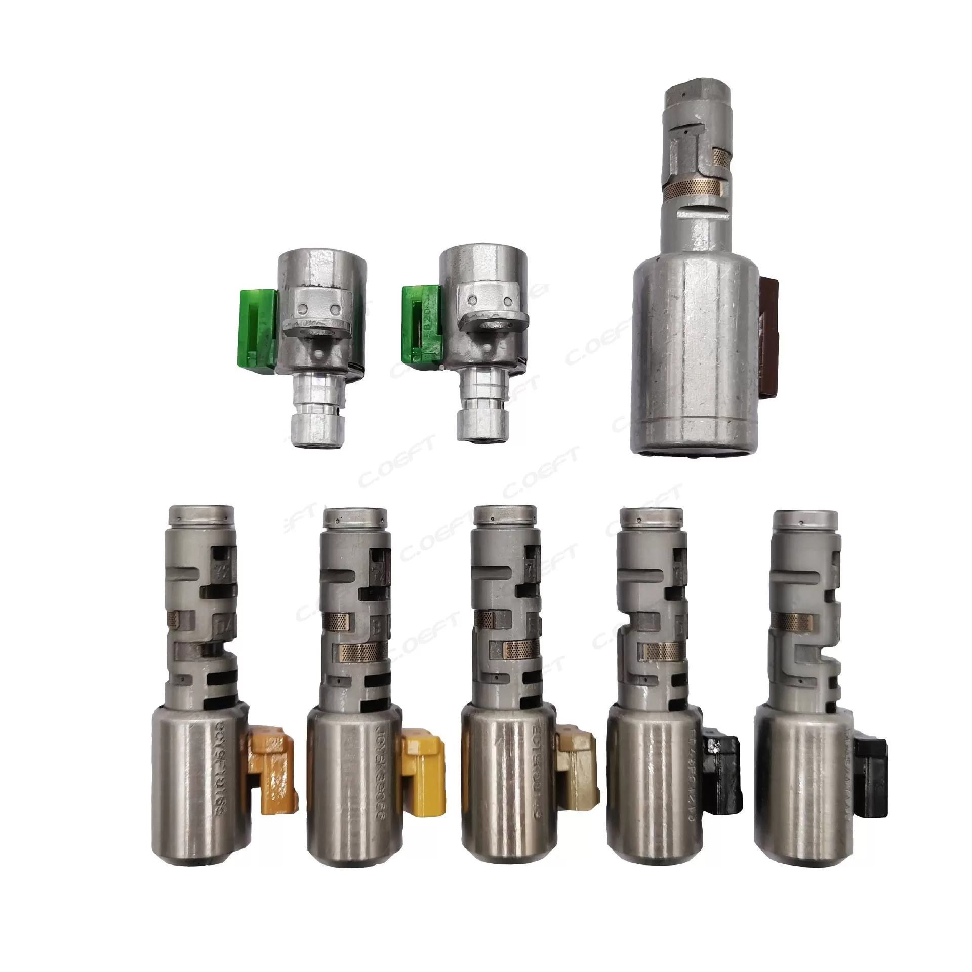 Rebuild Auto Parts Transmission Valve Transmission Solenoid Set 09D 8PCS/SET for Volkswagen Audi