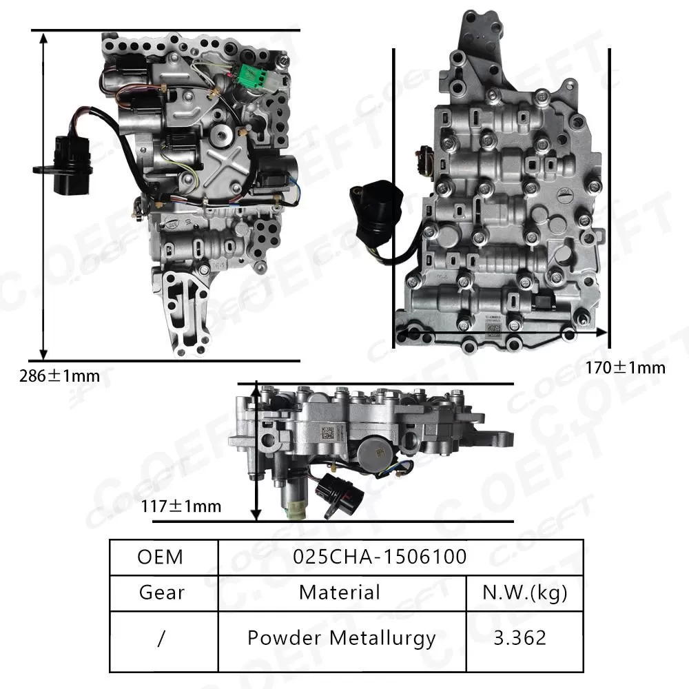 For Chery  Transmission valve body assembly 025CHA-1506100