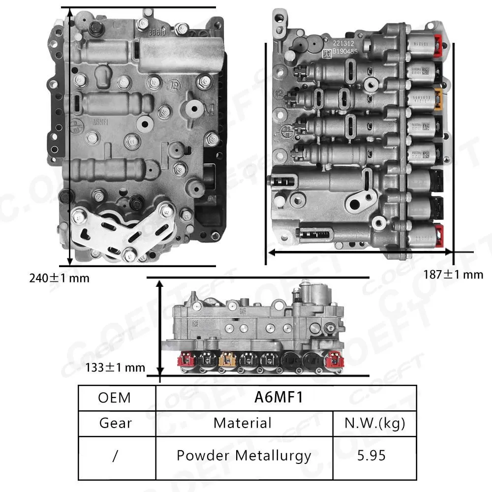 For Hyundai Kia Transmission Valve Body Assembly A6MF1