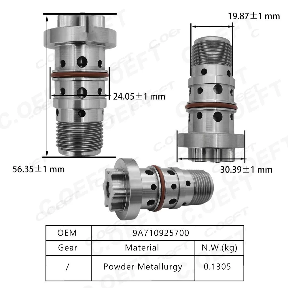 Para Porsche 3,0 nuevo tornillo central de alta calidad 9A710925700