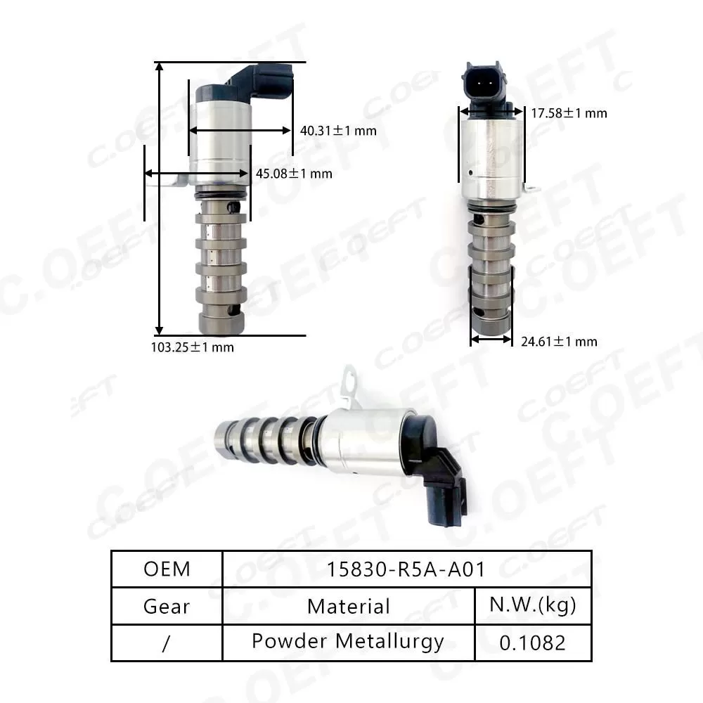 For Honda Accord New Auto Parts Engine Oil Control Variable Valve Timing VVT Solenoid 15830-R5A-A01