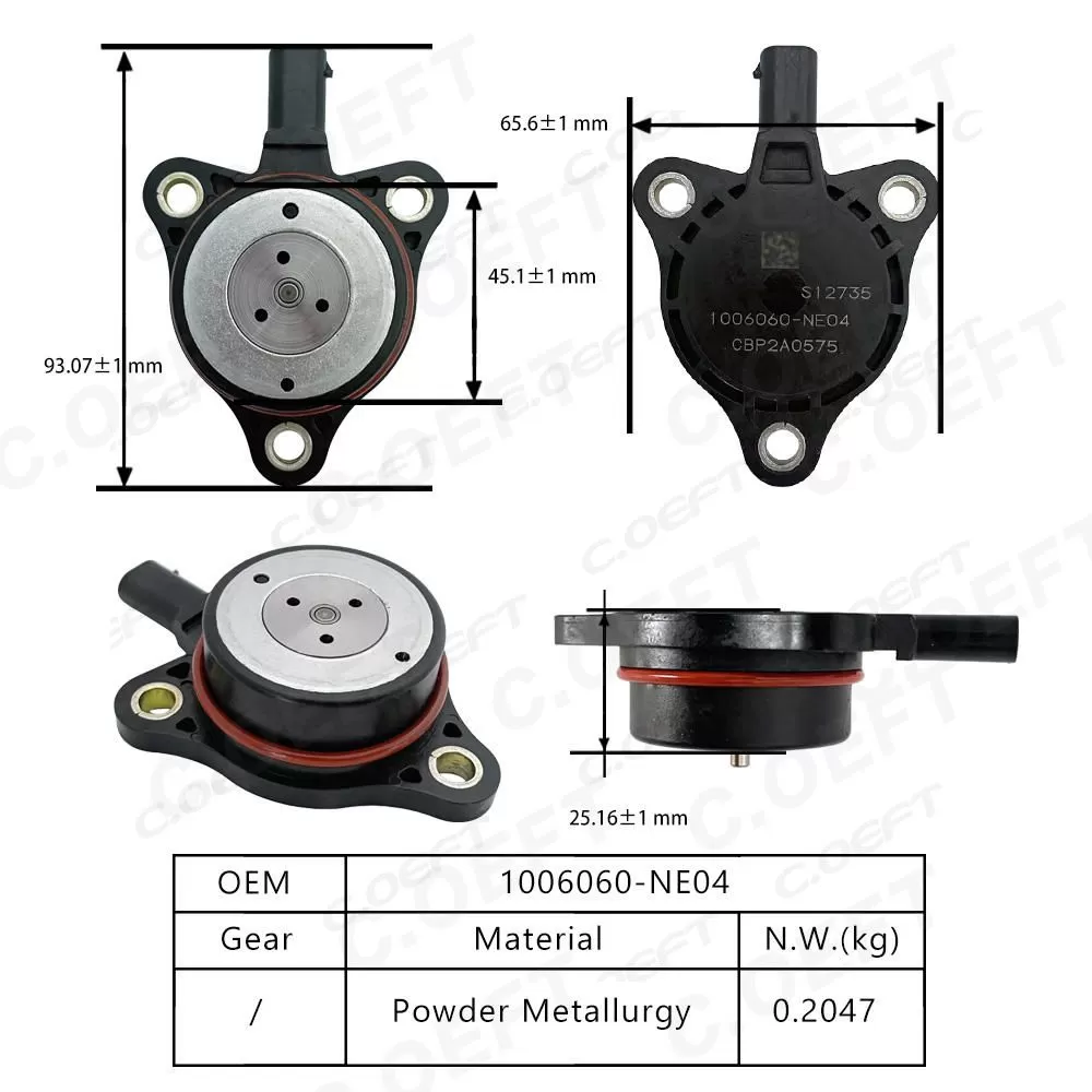 For the New Models of Great Wall Remanufactured High Quality Camshaft Timing Actuator Solenoid 1006060-NE04