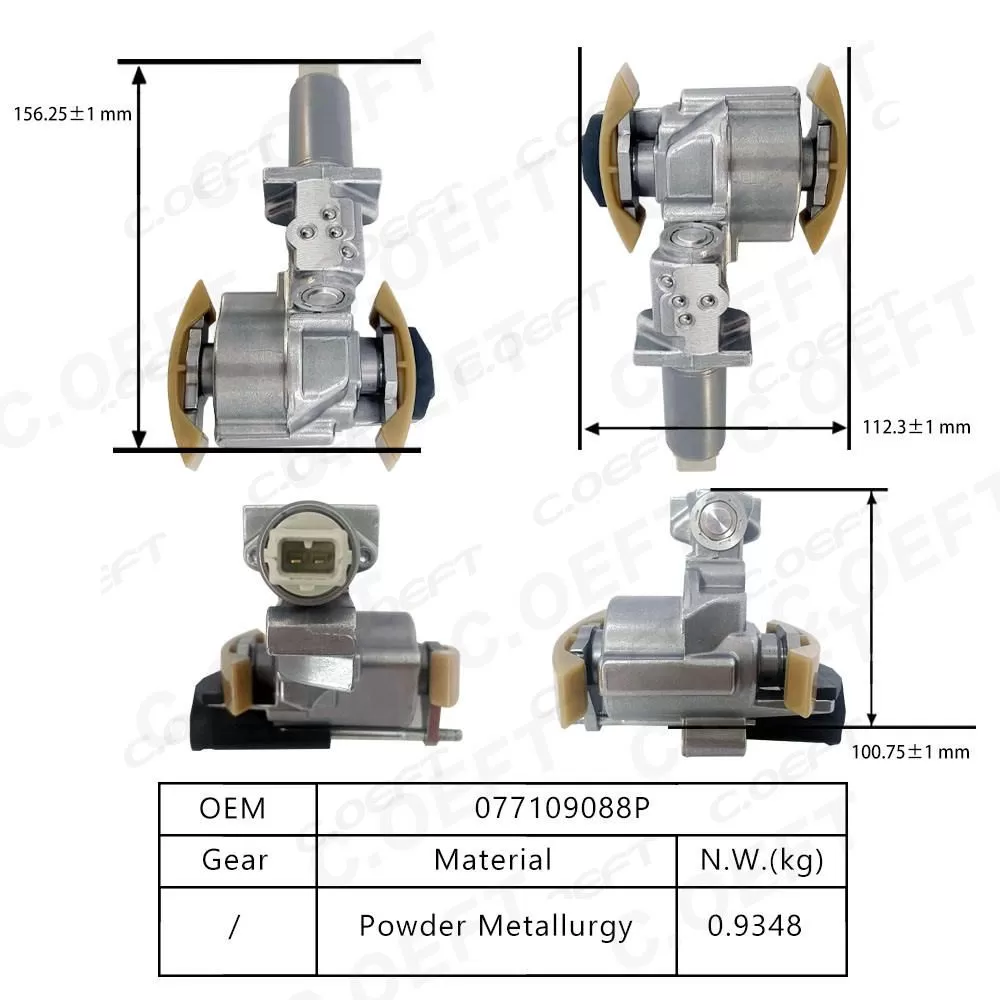 For Audi Timing Chain Kit Tensioner 077109088P