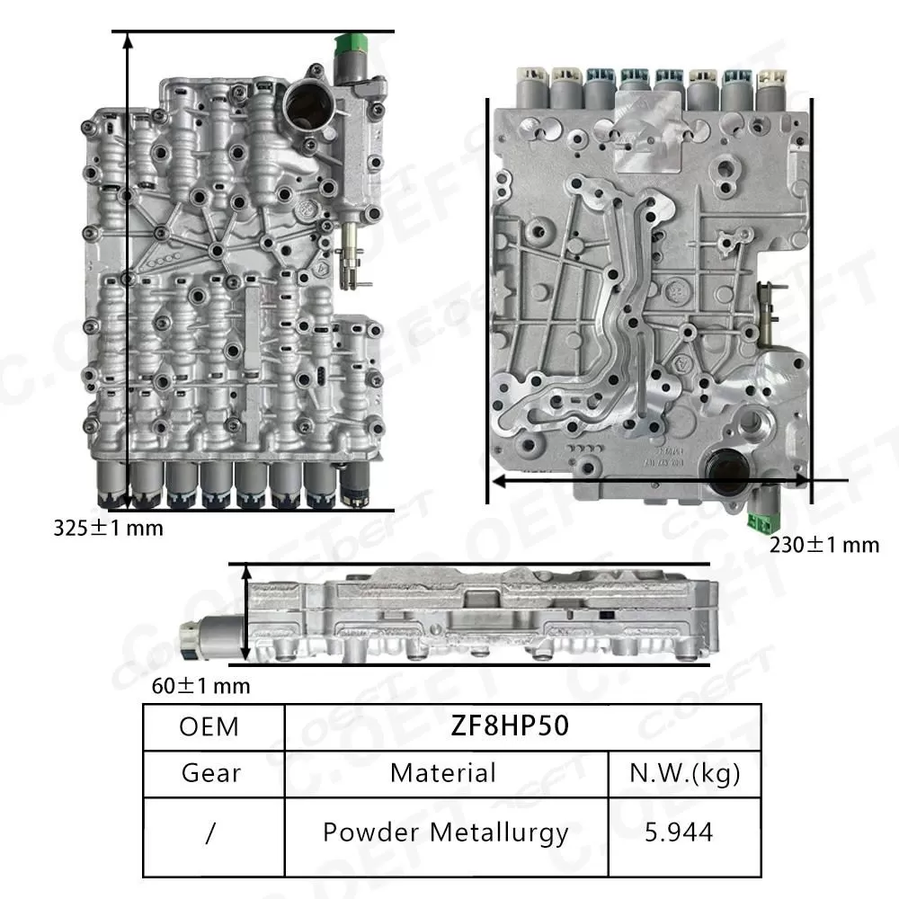 For BMW Transmission valve body assembly ZF8HP50