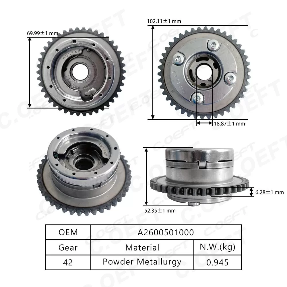 For Mercedes-Benz 260 Camshaft Adjuster VVT Timing Gear  A2600501000
