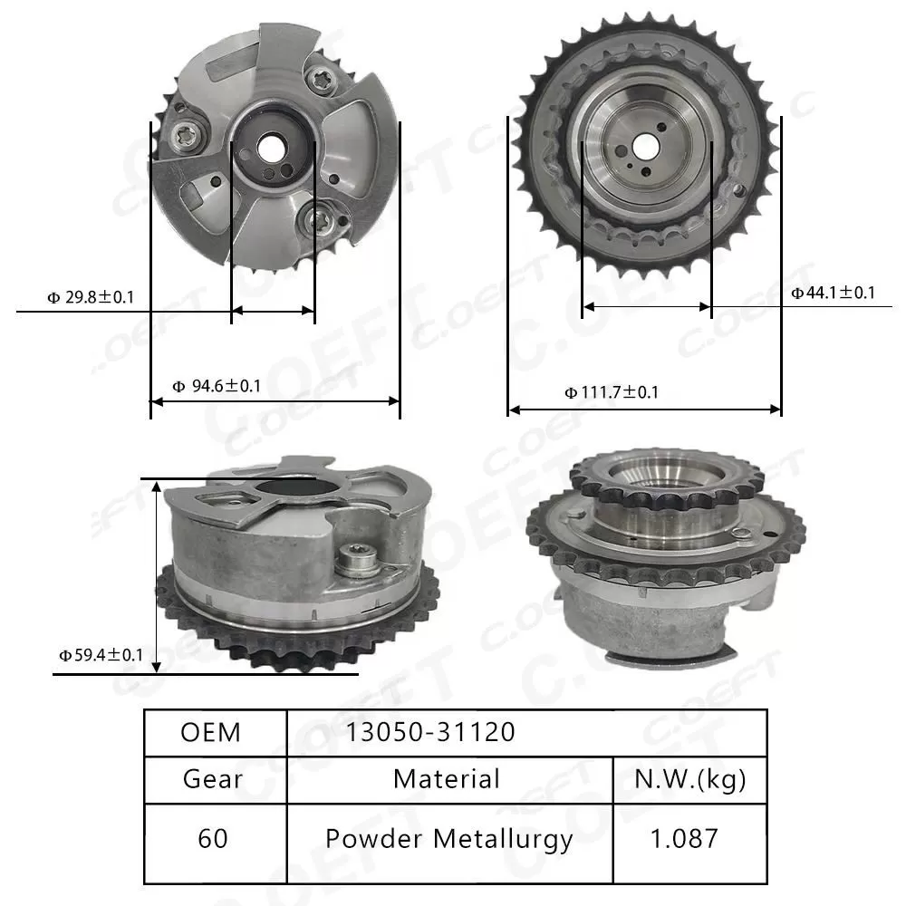 For Toyota Lexus 2GR 3GR 5GR 2.5 3.0 Variable Valve Timing Sprocket 13050-31120