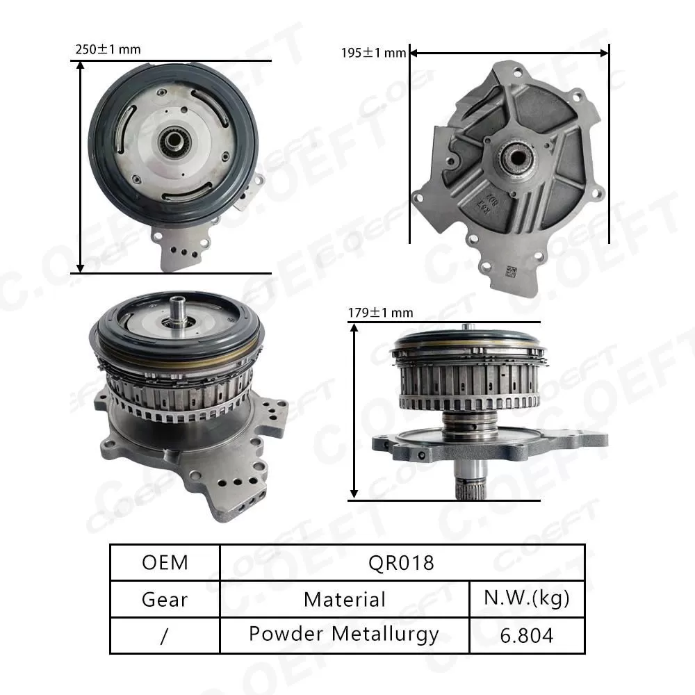 For Chery 018 Refabricated Auto Parts Transmission Internal Parts QR018
