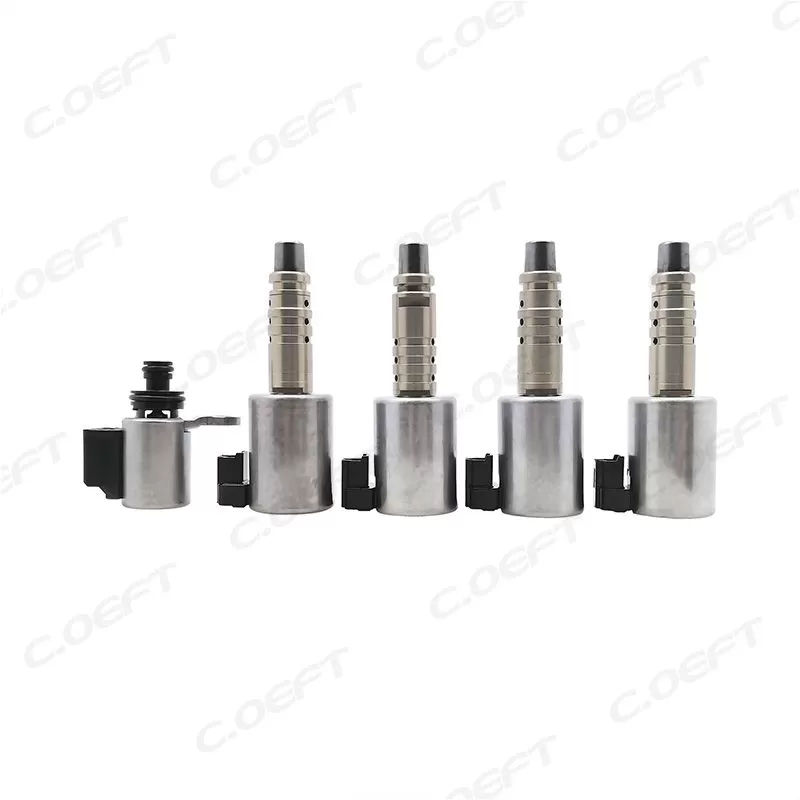 Refabrication High Quality Gearbox Valve Transmission Solenoid Set 5PCS/SET JF015 for Nissan X-Trail JF015