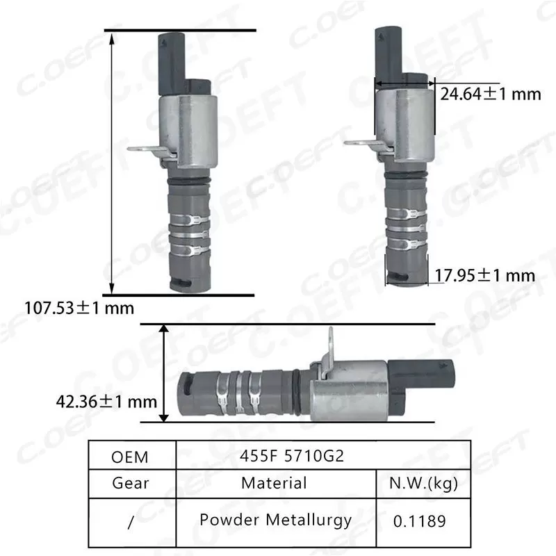 For VW Oil Control Valve Unit  455F 5710G2 for the New Santana Lavida 1.4