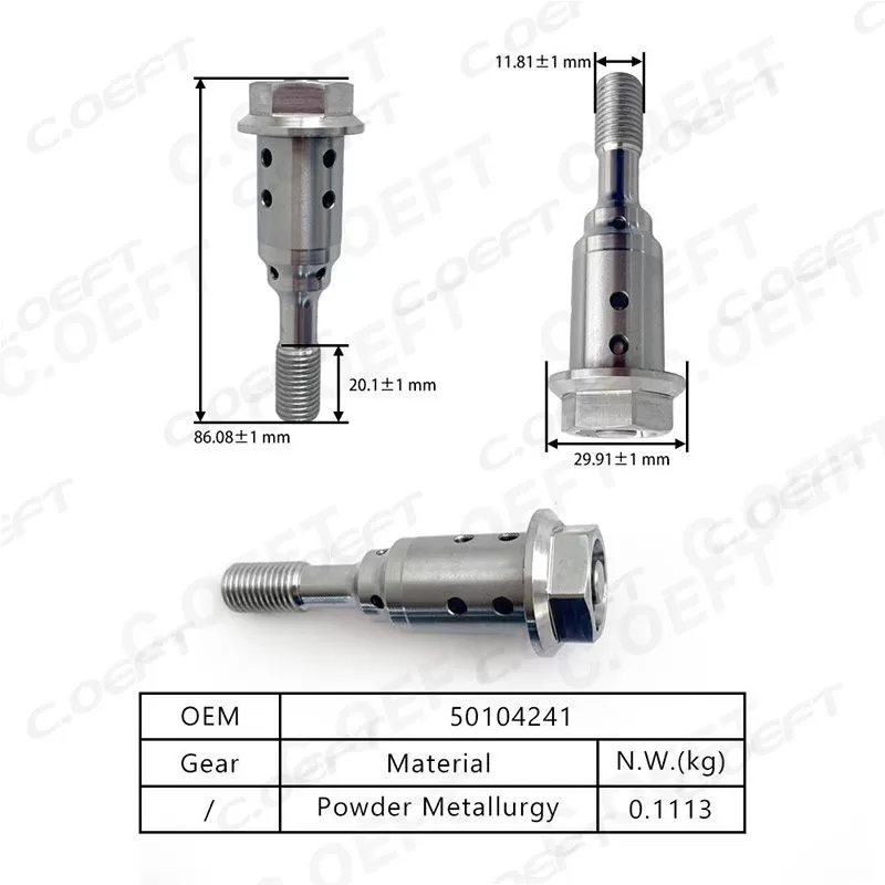 For Ford New Factory Wholesale Oil Control Valve Center Screw 50104241 2090584 1763041 1026090-26L