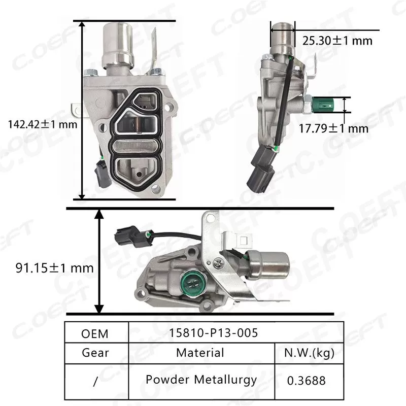 For Honda New Auto Parts Engine Oil Control Variable Valve Timing VVT Solenoid 15810-P13-005