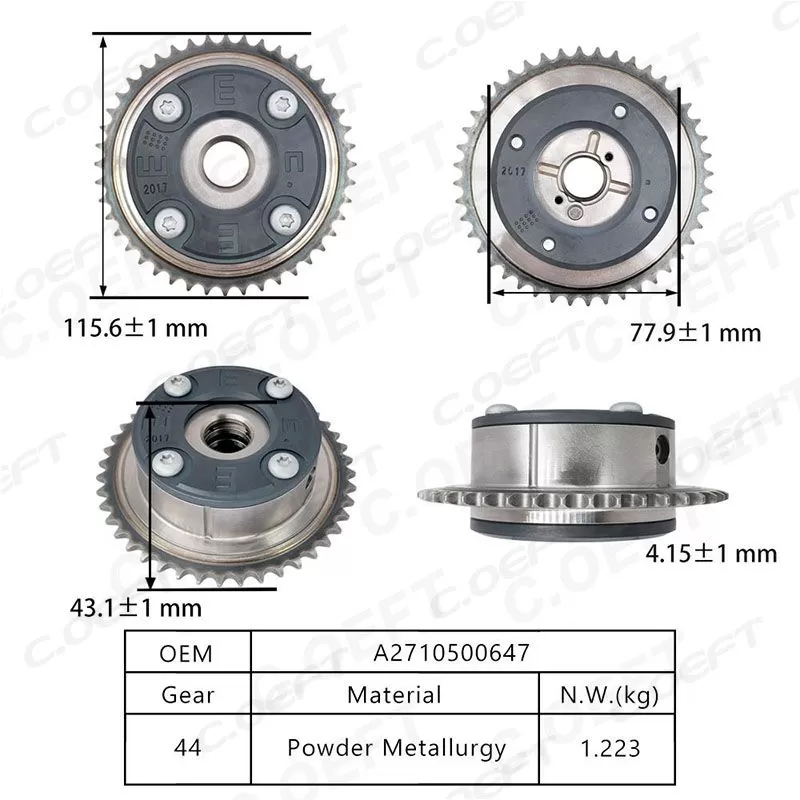 For Mercedes Benz 271.950  1.8 Adjustable Timing Gear A2710500647