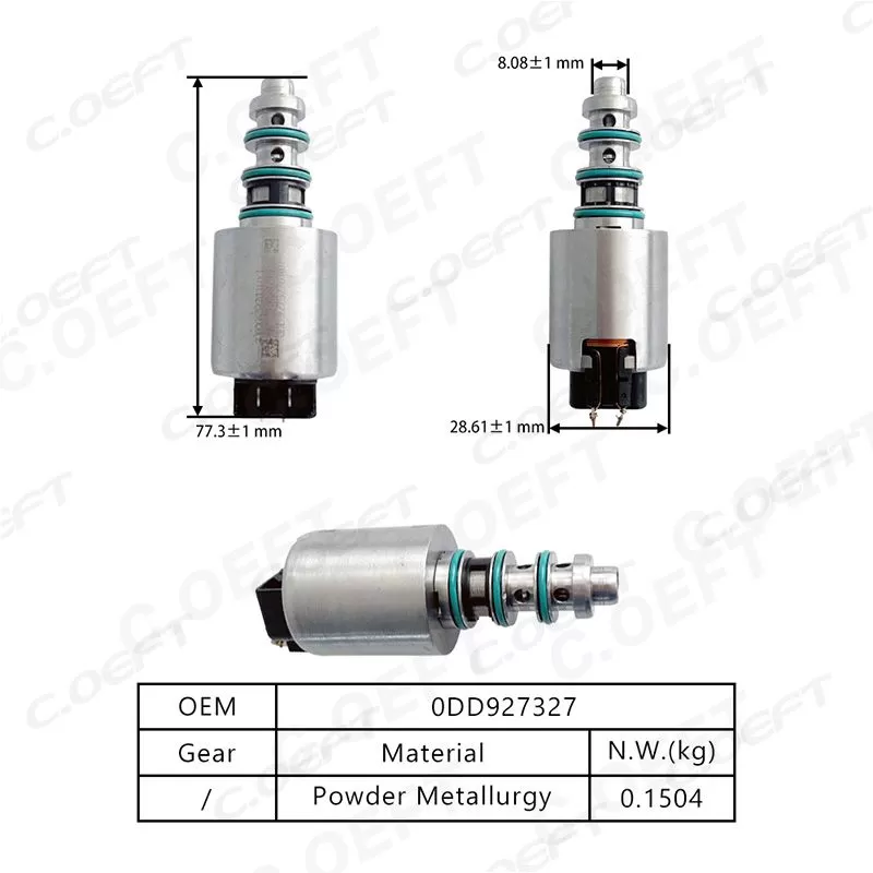 For Volkswagen Audi 0DD Transmission Solenoid Valve 0DD927327