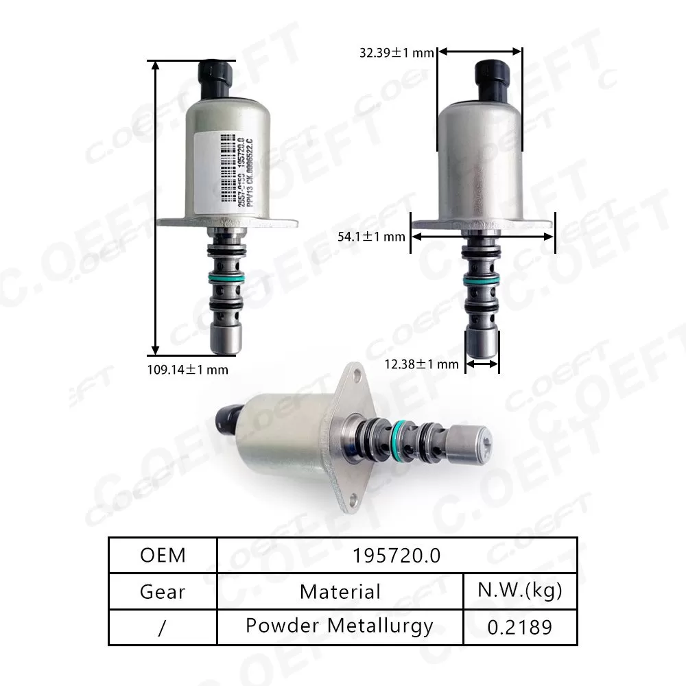 For Chery Transmission Solenoid Valve 2557-0159 195720.0 PPV13 CK.0096522.C