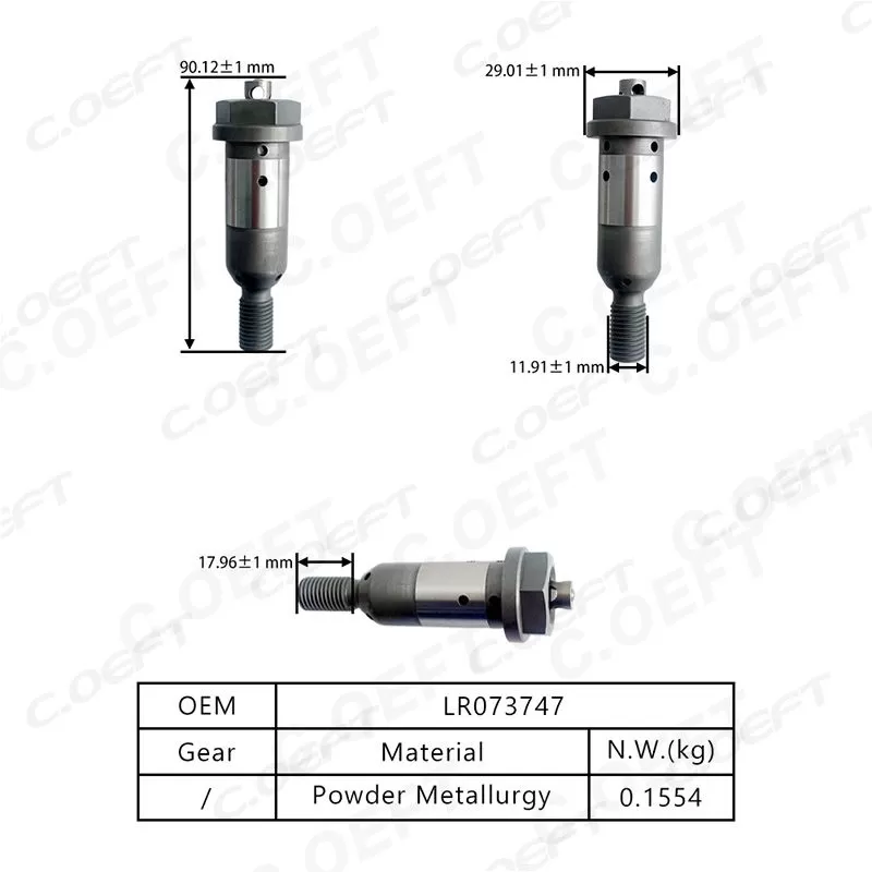 For Land Rover and Jaguar 2.0T Center Screw LR073747  G4D336279CA