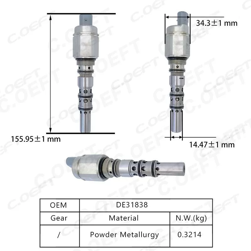 For John Deere Solenoid Valve DE31838