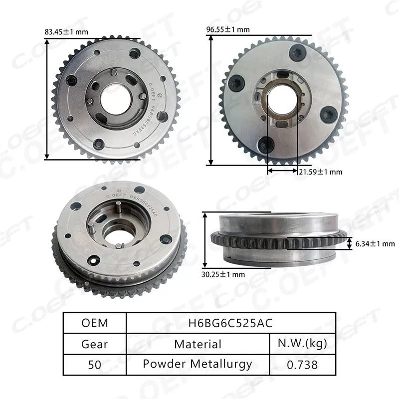 For Ford MOJB / 1.0T 1.5L 2019-2023 VVT Timing Gear(Exhaust) H6BG6C525AC