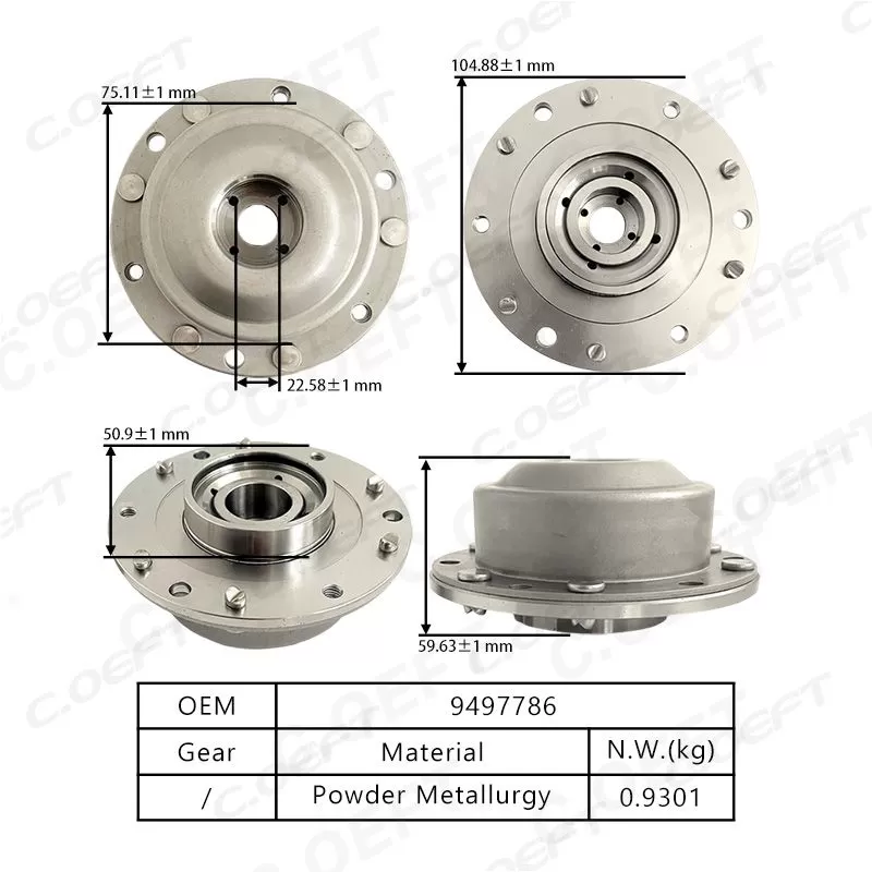 Para Volvo 2,9/E52 (2001-2007) VVT engranaje de distribución (escape) 9497786