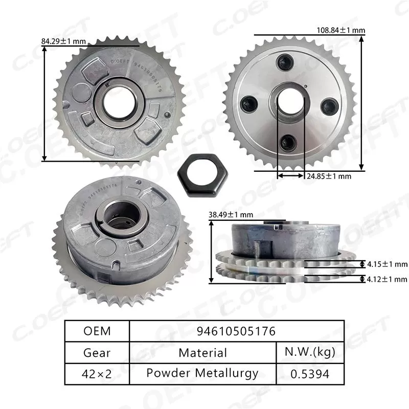 For Porsche 3.6T VVT Timing Gear (Intake) 94610505176