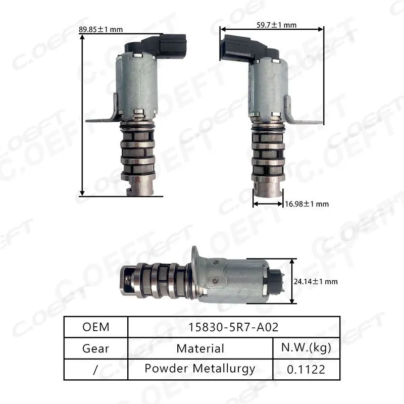 For Honda City / Fit / XR-V / Vezel VTC Engine Timing Oil Control Valve 15830-5R7-A02