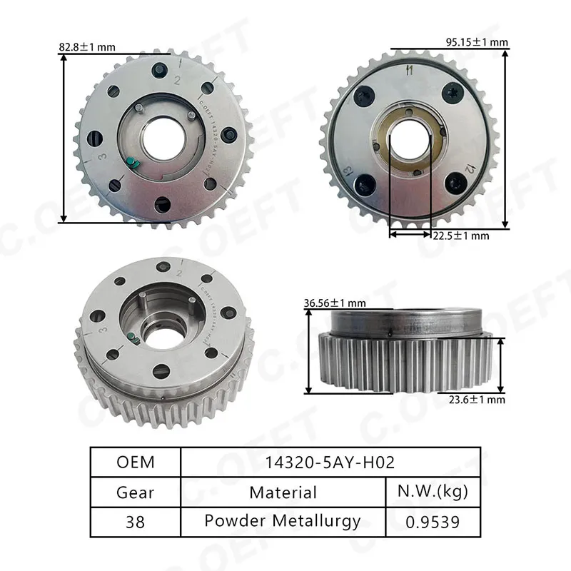 Para Honda Lingpai VVT engranaje de distribución (escape) 14320-5AY-H02